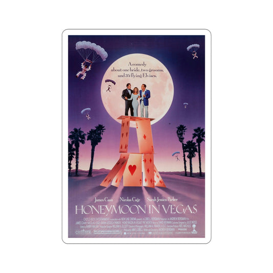 Honeymoon in Vegas 1992 Movie Poster STICKER Vinyl Die-Cut Decal-6 Inch-The Sticker Space