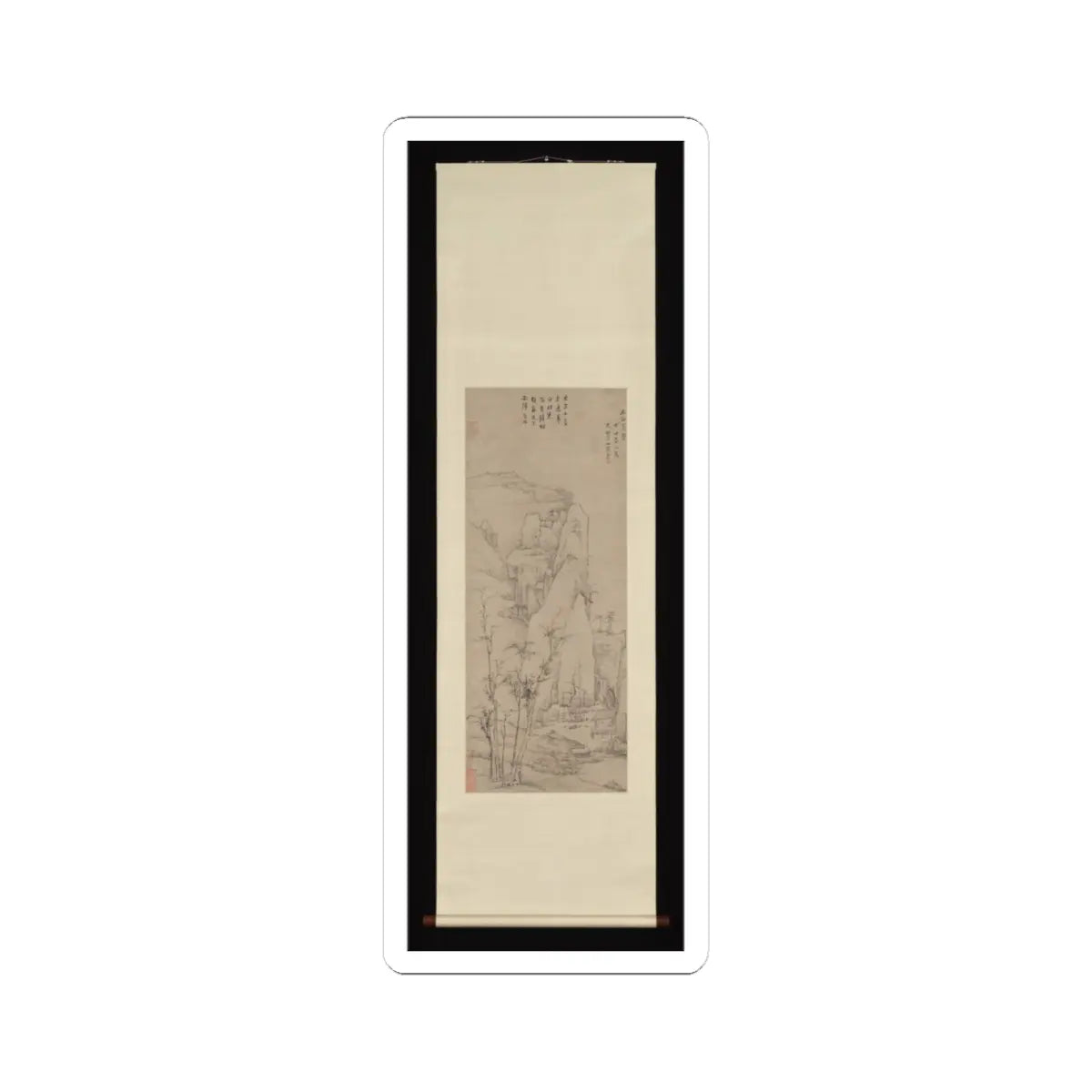 Hongren - The Sound of Spring in a Lonely Valley - 1661 v2 - STICKER Vinyl Kiss-Cut Decal