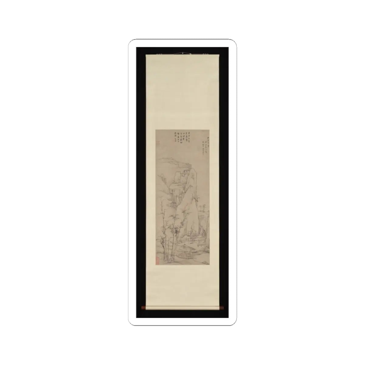 Hongren - The Sound of Spring in a Lonely Valley - 1661 v2 - STICKER Vinyl Kiss-Cut Decal