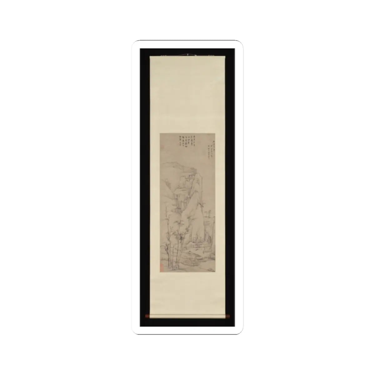 Hongren - The Sound of Spring in a Lonely Valley - 1661 v2 - STICKER Vinyl Kiss-Cut Decal