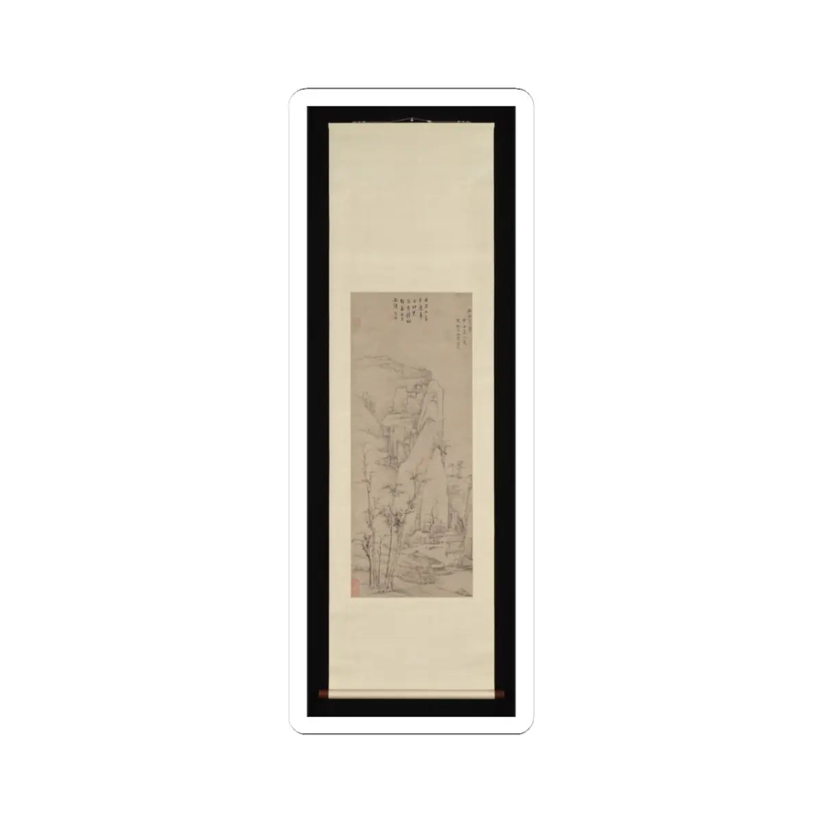 Hongren - The Sound of Spring in a Lonely Valley - 1661 v2 - STICKER Vinyl Kiss-Cut Decal