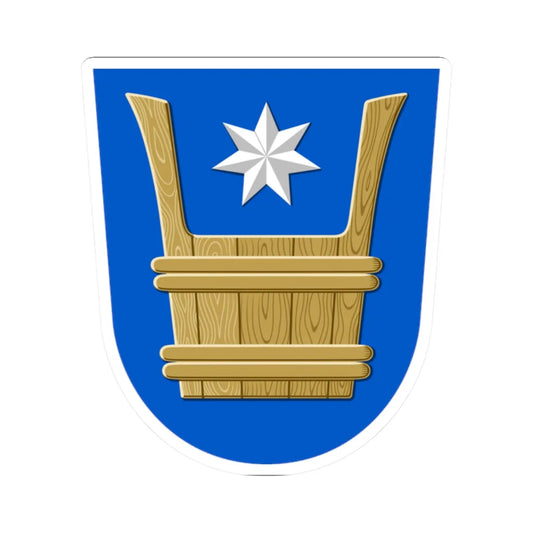 Honkajoki.vaakuna (Finland) (Coat of Arms) STICKER Vinyl Kiss-Cut Decal 2 Inch White - The Sticker Space