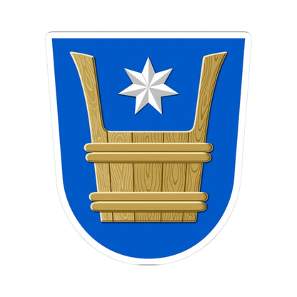 Honkajoki.vaakuna (Finland) (Coat of Arms) STICKER Vinyl Kiss-Cut Decal 3 Inch White - The Sticker Space