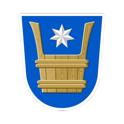 Honkajoki.vaakuna (Finland) (Coat of Arms) STICKER Vinyl Kiss-Cut Decal 4 Inch White - The Sticker Space