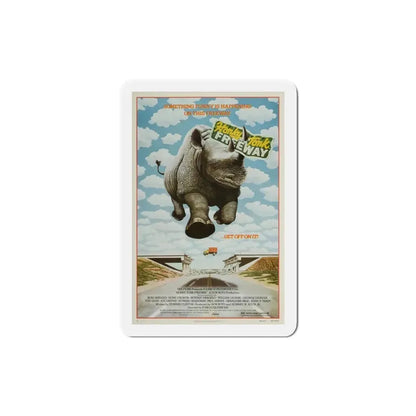 Honky Tonk Freeway 1981 Movie Poster Refrigerator Magnet - The Sticker Space