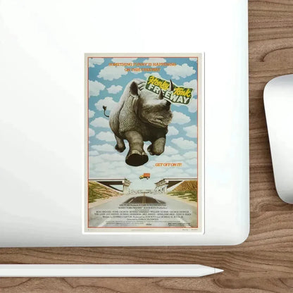 Honky Tonk Freeway 1981 Movie Poster STICKER Vinyl Die-Cut Decal - The Sticker Space