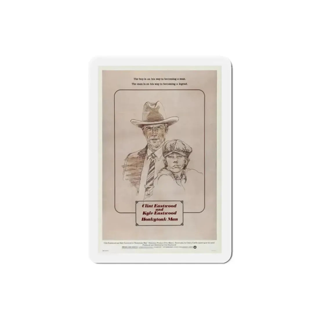 Honkytonk Man 1982 Movie Poster Refrigerator Magnet - The Sticker Space