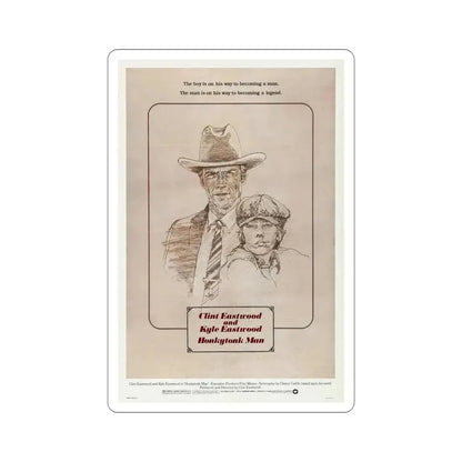 Honkytonk Man 1982 Movie Poster STICKER Vinyl Die-Cut Decal 5 Inch - The Sticker Space