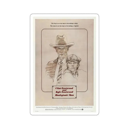 Honkytonk Man 1982 Movie Poster STICKER Vinyl Die-Cut Decal - The Sticker Space