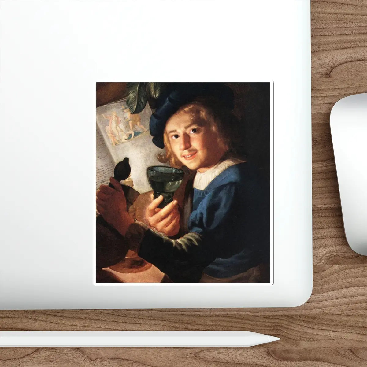 SKU:11311410527547039986 Sticker types:White Shape:Die-Cut Sizes:5" × 5"