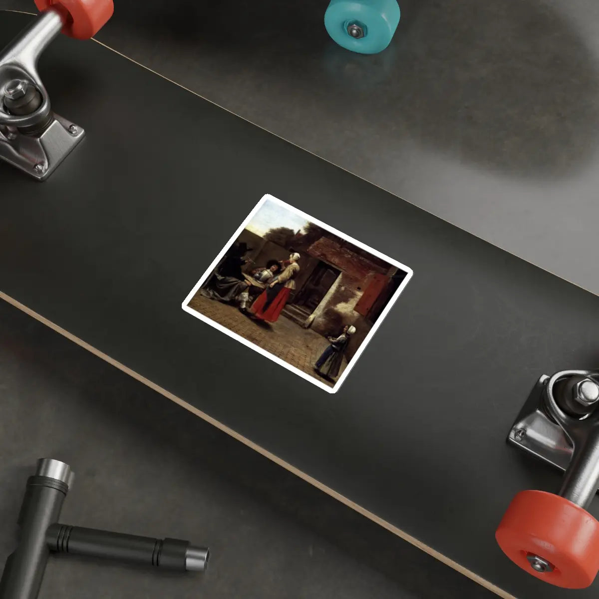 SKU:15498567641088752171 Sticker types:White Shape:Die-Cut Sizes:4" × 4"
