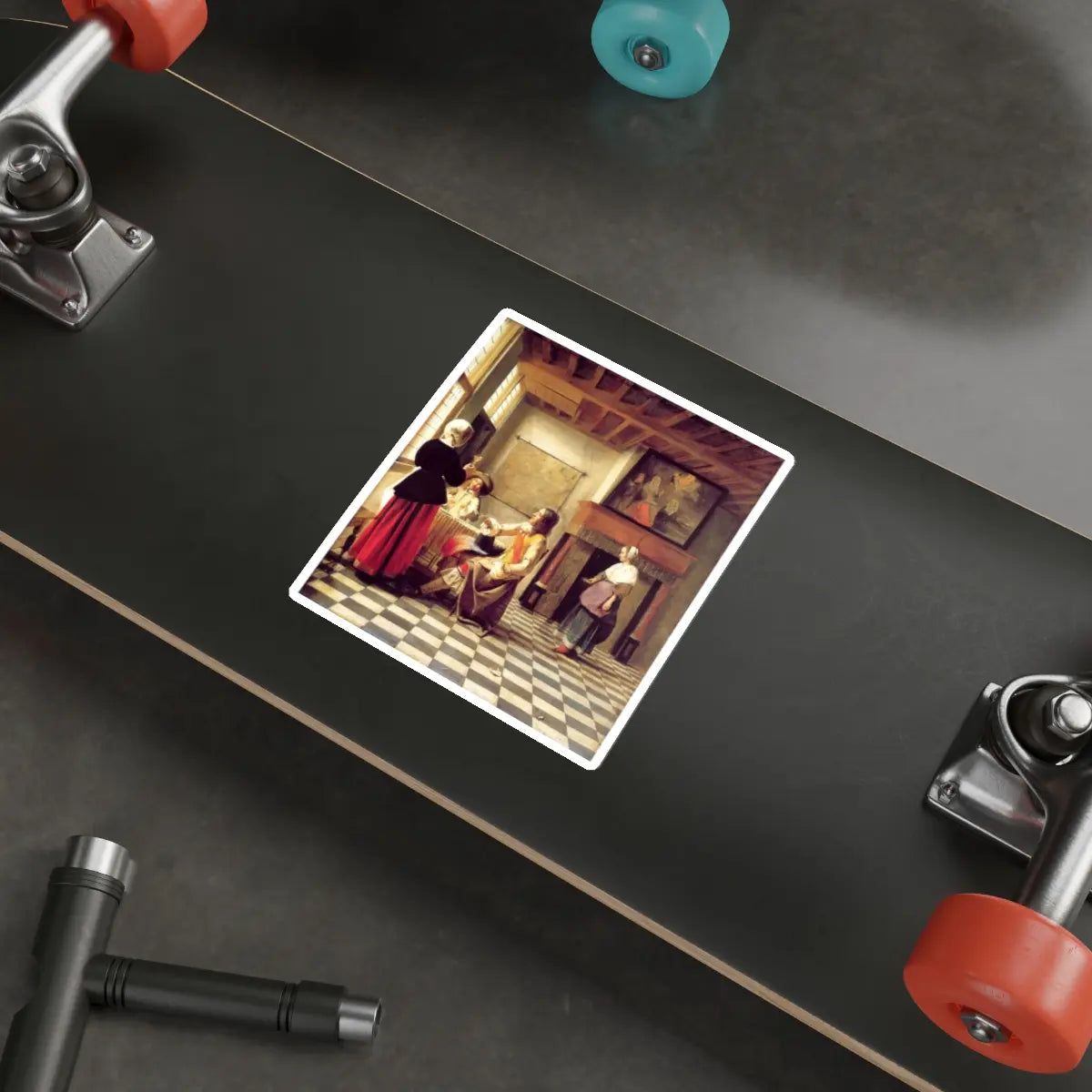 SKU:14928360755615768185 Sticker types:White Shape:Die-Cut Sizes:5" × 5"