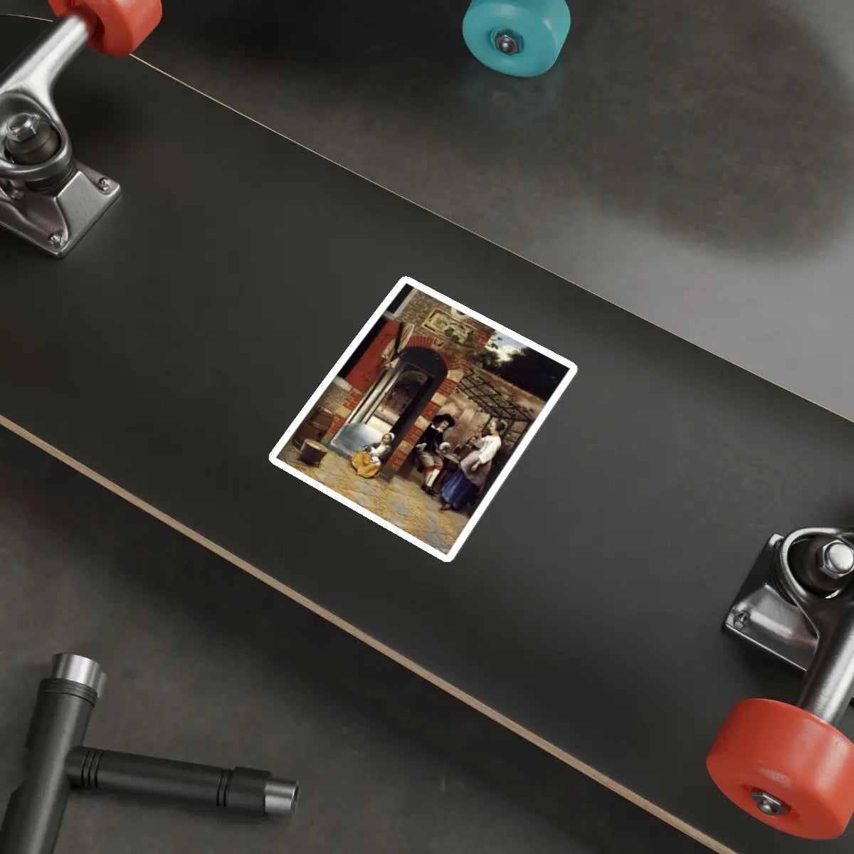 SKU:19086567259687991877 Sticker types:White Shape:Die-Cut Sizes:4" × 4"