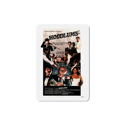 Hoodlums 1979 Movie Poster Die-Cut Magnet-3 Inch-The Sticker Space