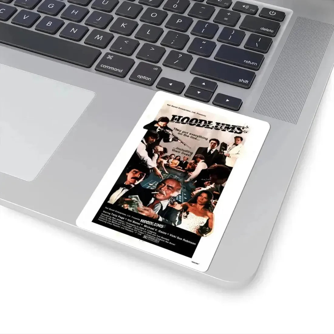 Hoodlums 1979 Movie Poster - STICKER Vinyl Kiss-Cut Decal - The Sticker Space