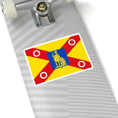 Hooglede vlag (Belgium) STICKER Vinyl Kiss-Cut Decal - The Sticker Space