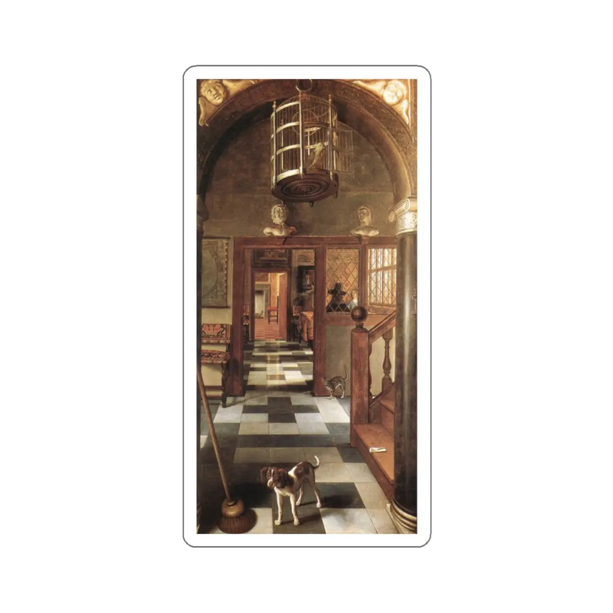 SKU:76890259709575272263 Sticker types:White Shape:Die-Cut Sizes:2" × 2"