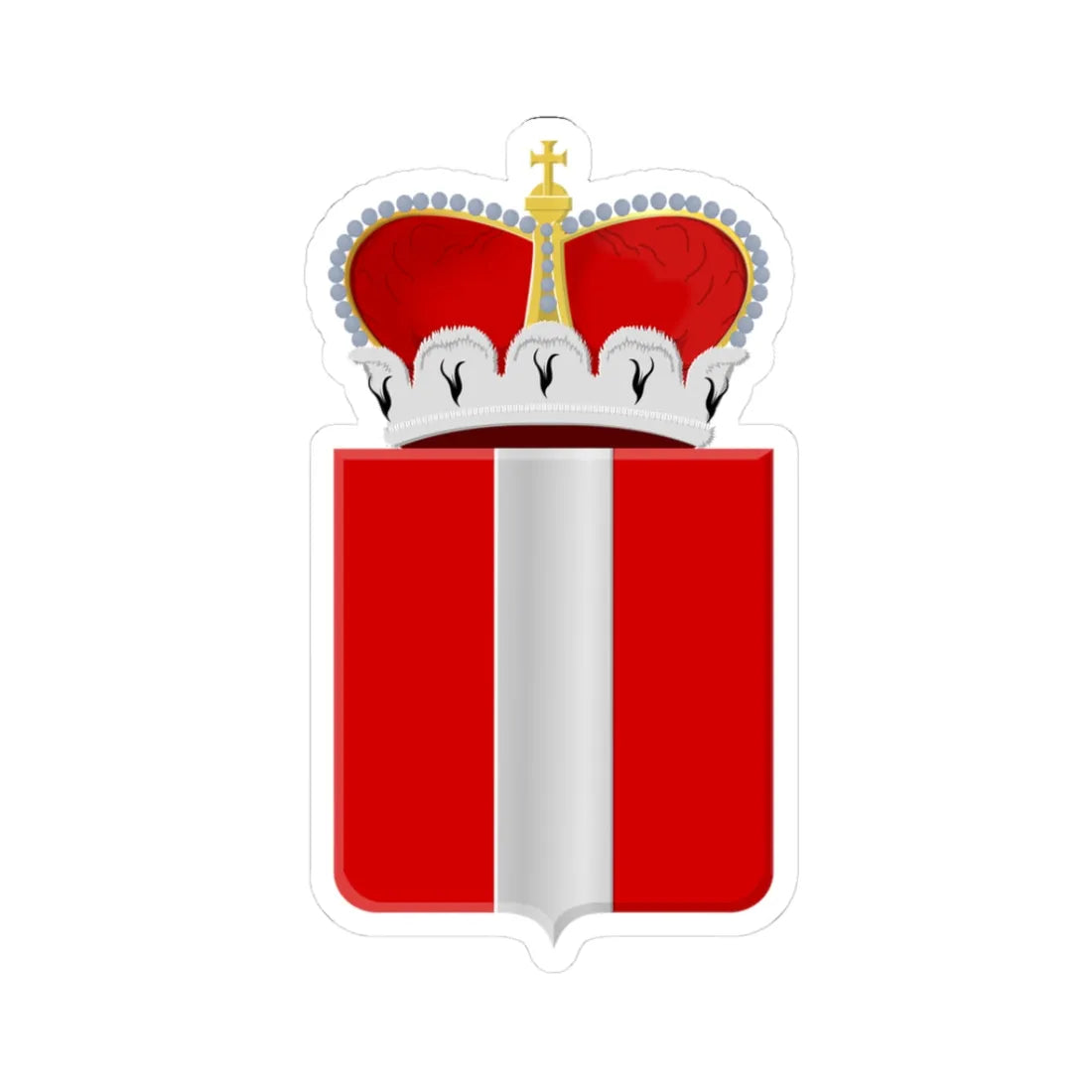 Hoogstraten wapen (Belgium) (Coat of Arms) STICKER Vinyl Kiss-Cut Decal - The Sticker Space