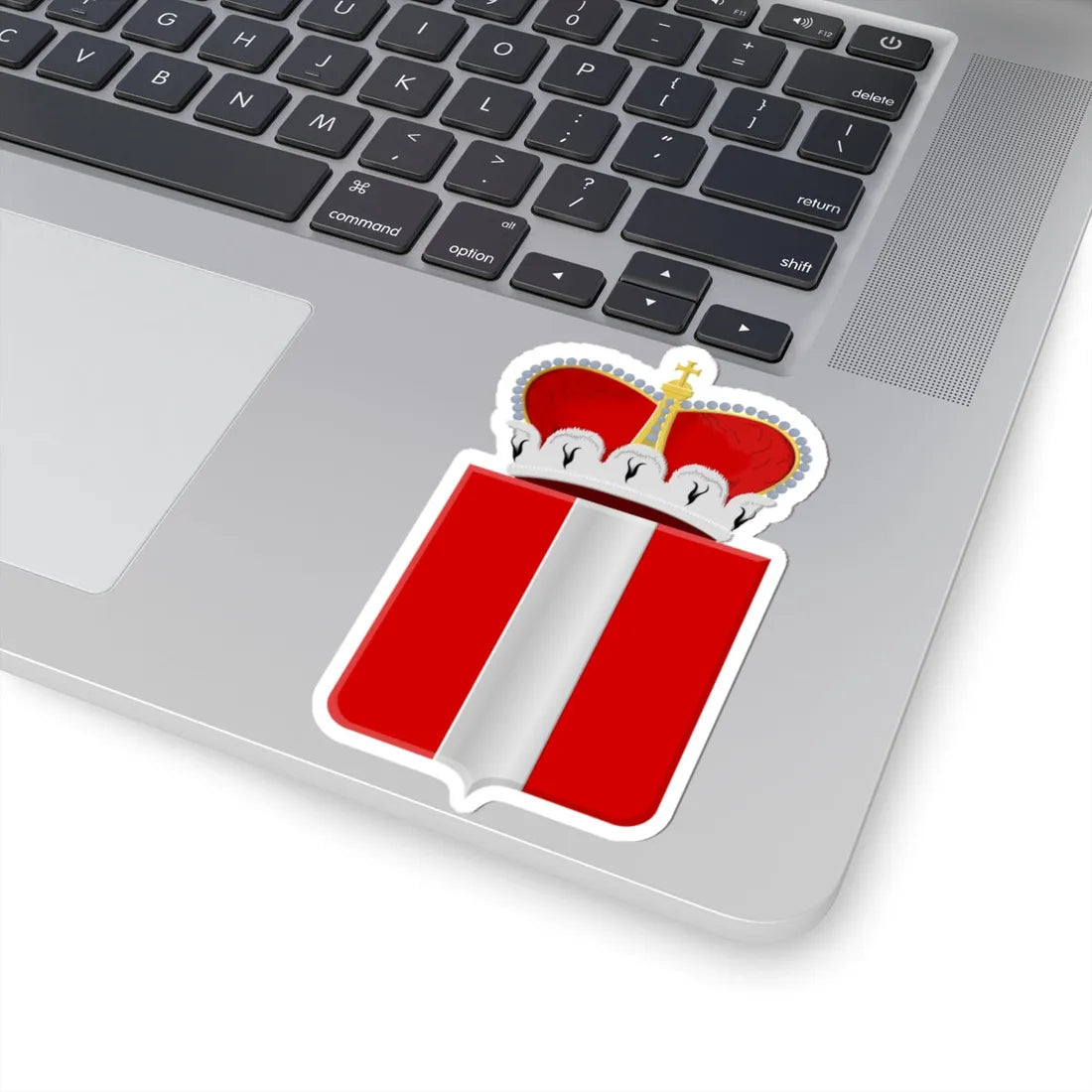 Hoogstraten wapen (Belgium) (Coat of Arms) STICKER Vinyl Kiss-Cut Decal - The Sticker Space