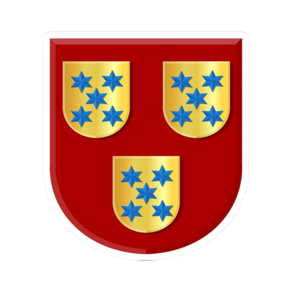 Hoogvliet wapen (Netherlands) (Coat of Arms) STICKER Vinyl Kiss-Cut Decal 2 Inch White - The Sticker Space