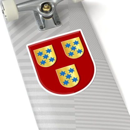 Hoogvliet wapen (Netherlands) (Coat of Arms) STICKER Vinyl Kiss-Cut Decal - The Sticker Space