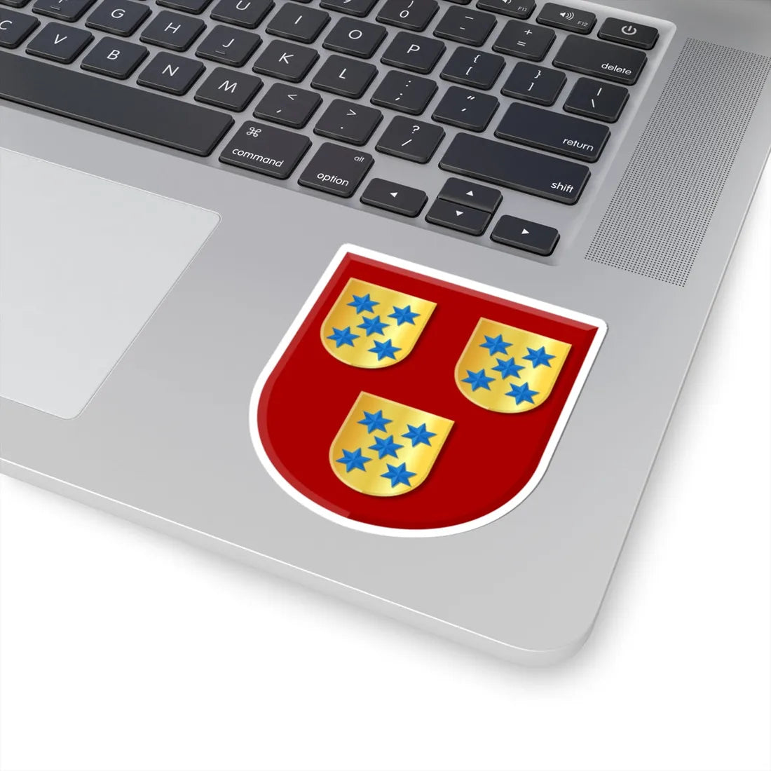 Hoogvliet wapen (Netherlands) (Coat of Arms) STICKER Vinyl Kiss-Cut Decal - The Sticker Space