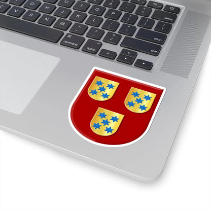 Hoogvliet wapen (Netherlands) (Coat of Arms) STICKER Vinyl Kiss-Cut Decal - The Sticker Space