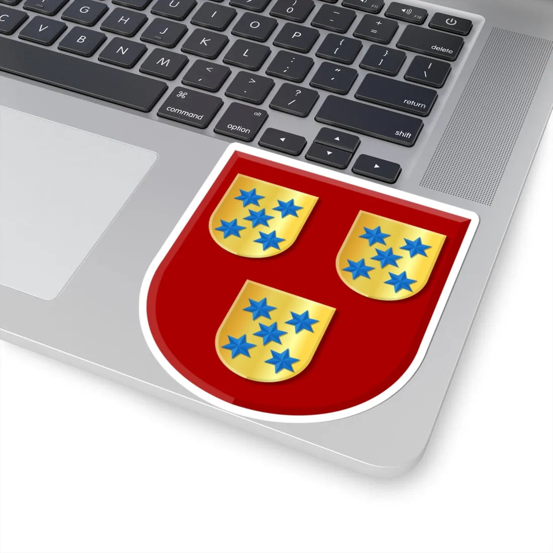 Hoogvliet wapen (Netherlands) (Coat of Arms) STICKER Vinyl Kiss-Cut Decal - The Sticker Space