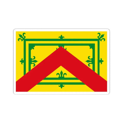 Horebeke vlag (Belgium) STICKER Vinyl Kiss-Cut Decal 2 Inch White - The Sticker Space