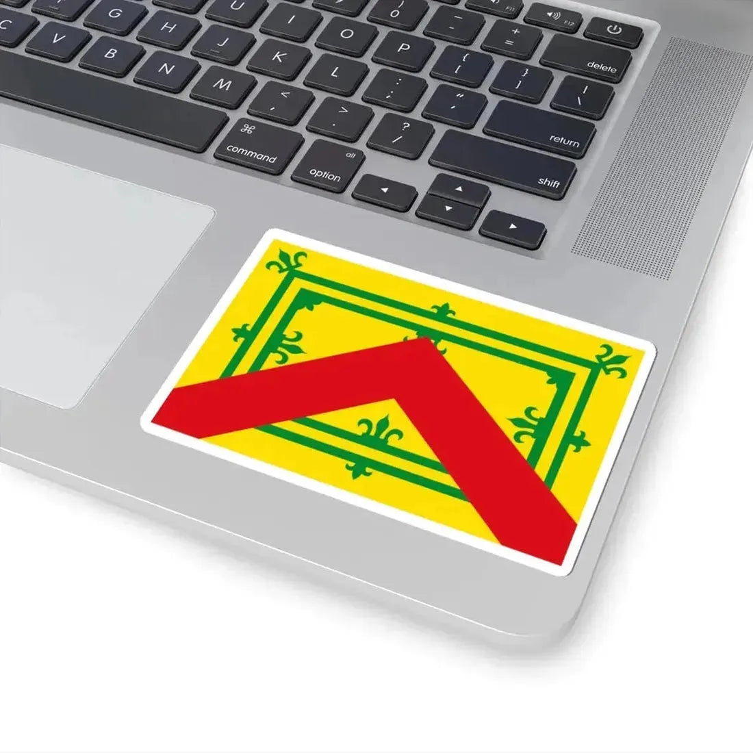 Horebeke vlag (Belgium) STICKER Vinyl Kiss-Cut Decal - The Sticker Space