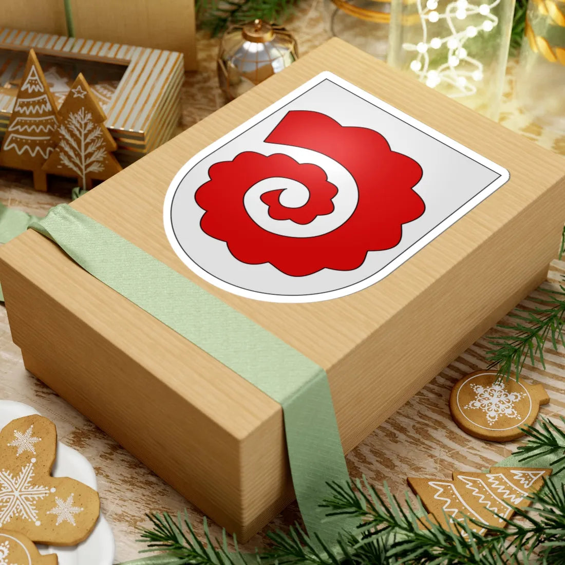 Horn-coat of arms (Switzerland) (Coat of Arms) STICKER Vinyl Kiss-Cut Decal - The Sticker Space