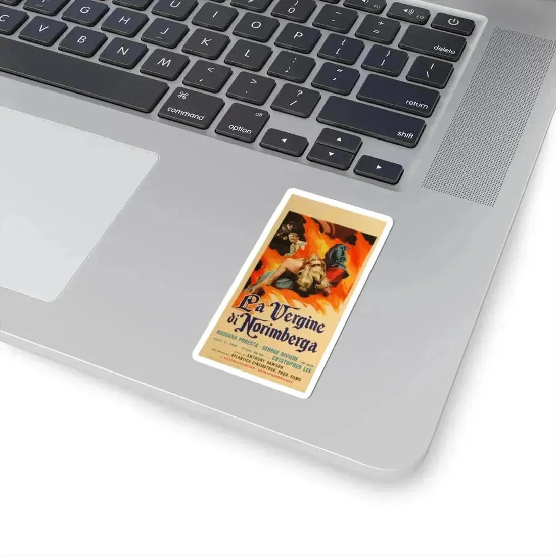 HORROR CASTLE (THE VIRGIN OF NUREMBERG) (ITALIAN) 1963 Movie Poster - STICKER Vinyl Kiss-Cut Decal - The Sticker Space