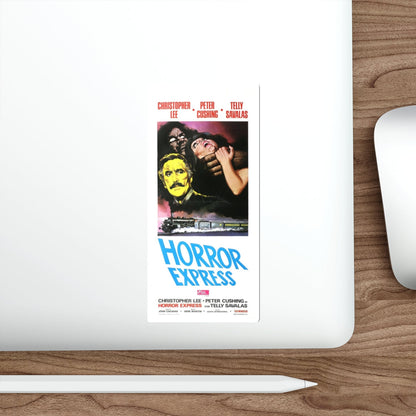 HORROR EXPRESS 1972 Movie Poster STICKER Vinyl Die-Cut Decal-The Sticker Space