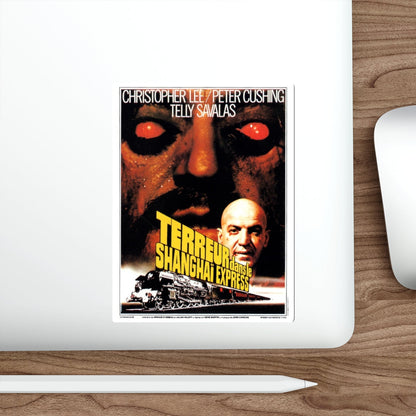 HORROR EXPRESS (FRENCH) 1972 Movie Poster STICKER Vinyl Die-Cut Decal-The Sticker Space