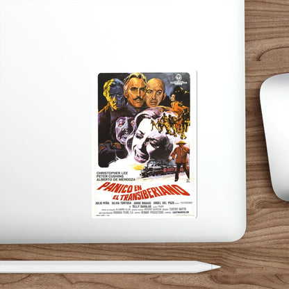 HORROR EXPRESS (SPAIN) 1972 Movie Poster STICKER Vinyl Die-Cut Decal-The Sticker Space