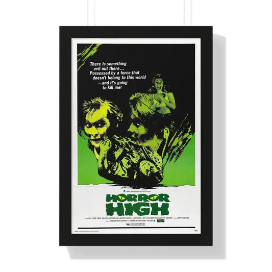 HORROR HIGH 1973 - Framed Movie Poster 16″ x 24″ Black - The Sticker Space