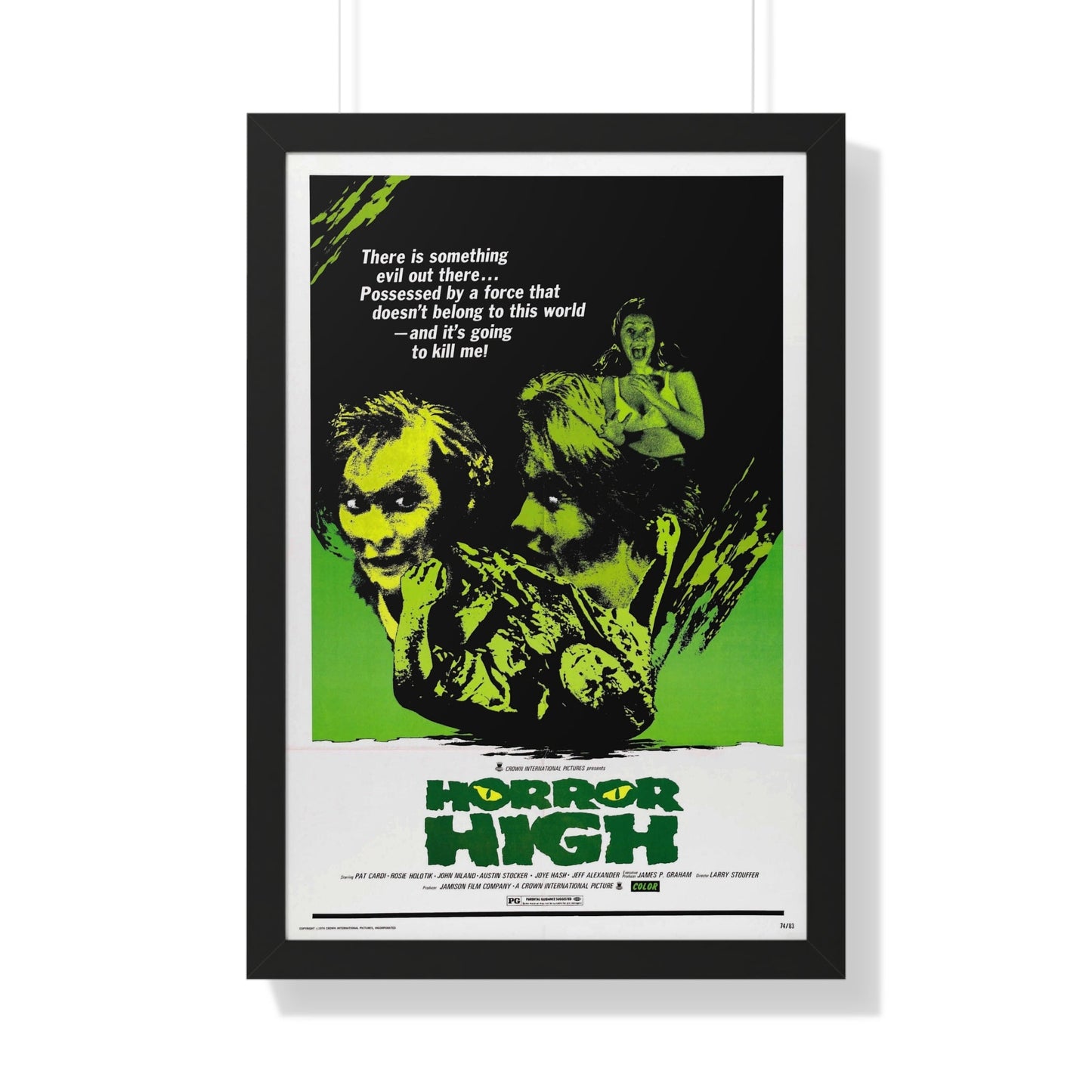 HORROR HIGH 1973 - Framed Movie Poster-20" x 30"-The Sticker Space