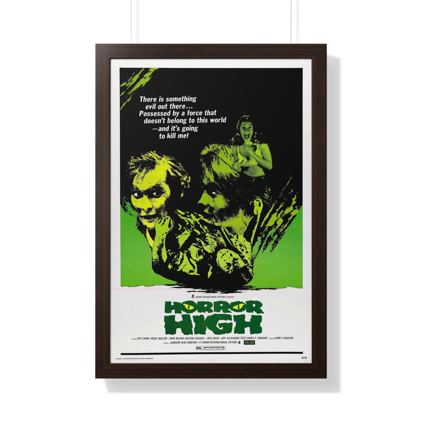 HORROR HIGH 1973 - Framed Movie Poster-20" x 30"-The Sticker Space