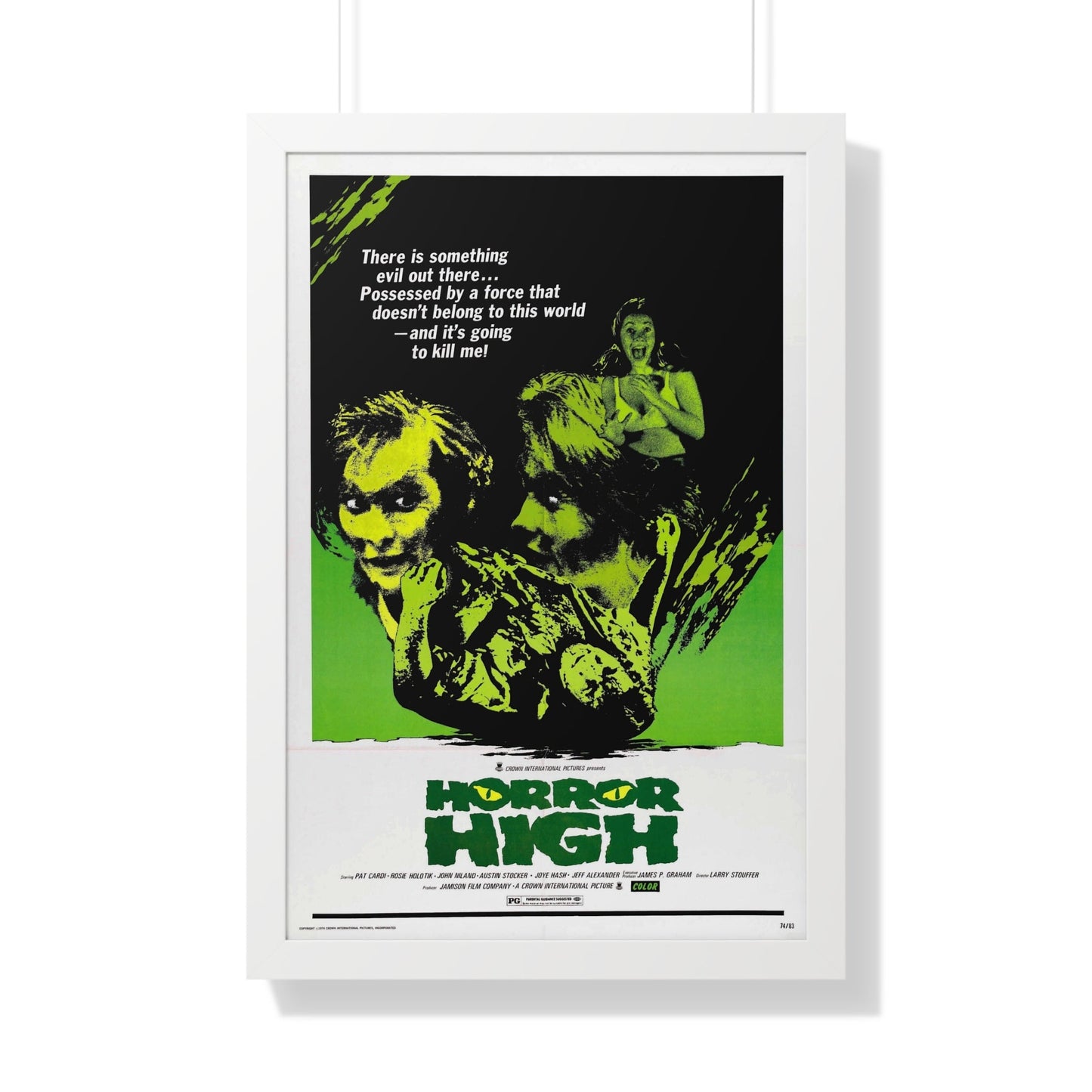 HORROR HIGH 1973 - Framed Movie Poster-20" x 30"-The Sticker Space