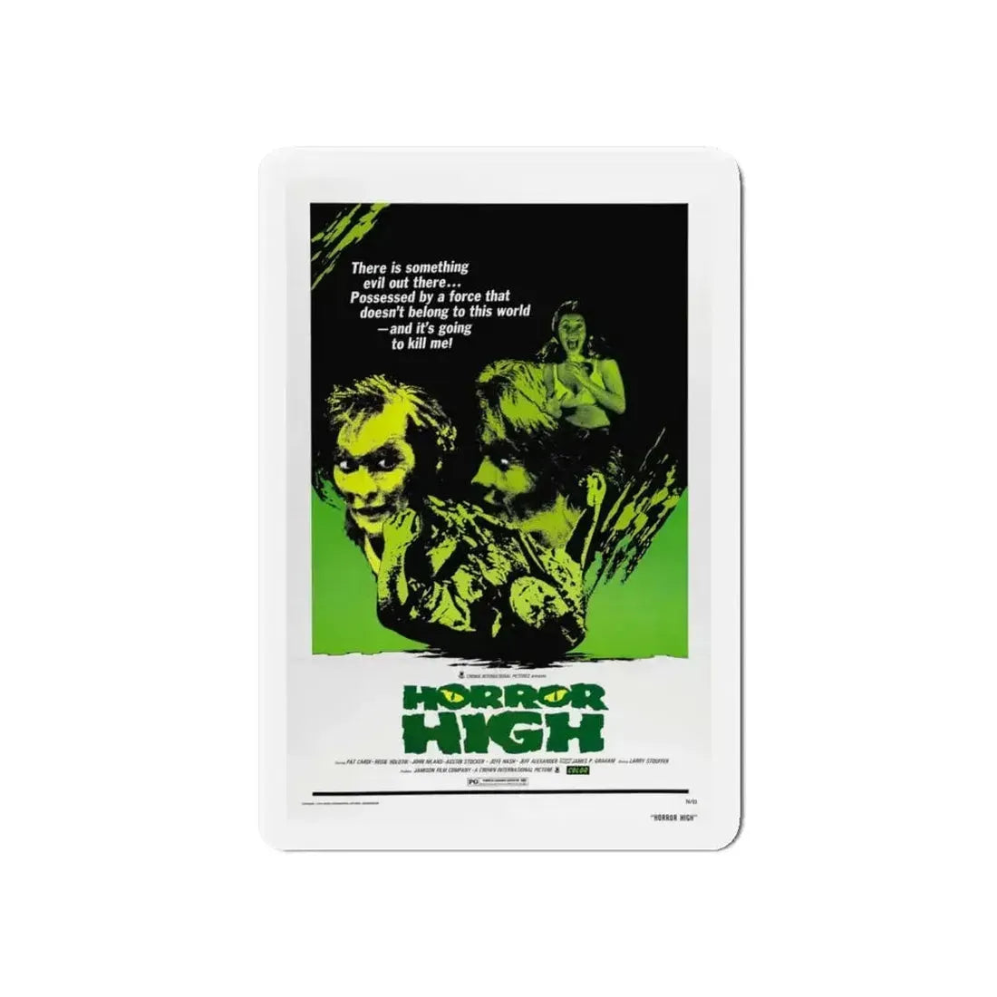 HORROR HIGH 1973 Movie Poster - Refrigerator Magnet - The Sticker Space