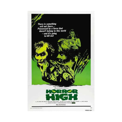 HORROR HIGH 1973 - Paper Movie Poster - The Sticker Space