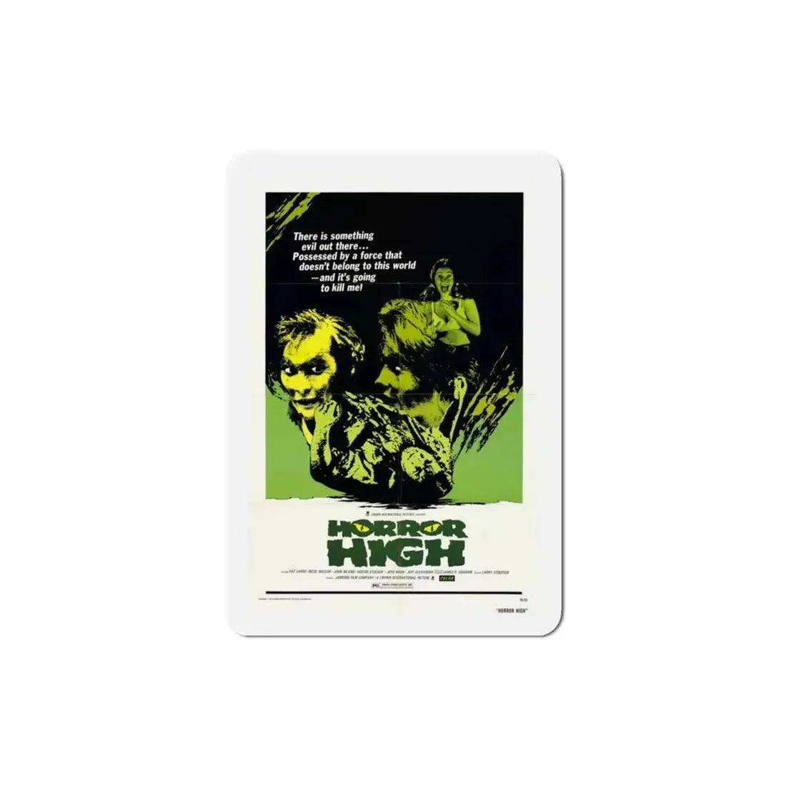 Horror High 1974 Movie Poster Refrigerator Magnet - The Sticker Space