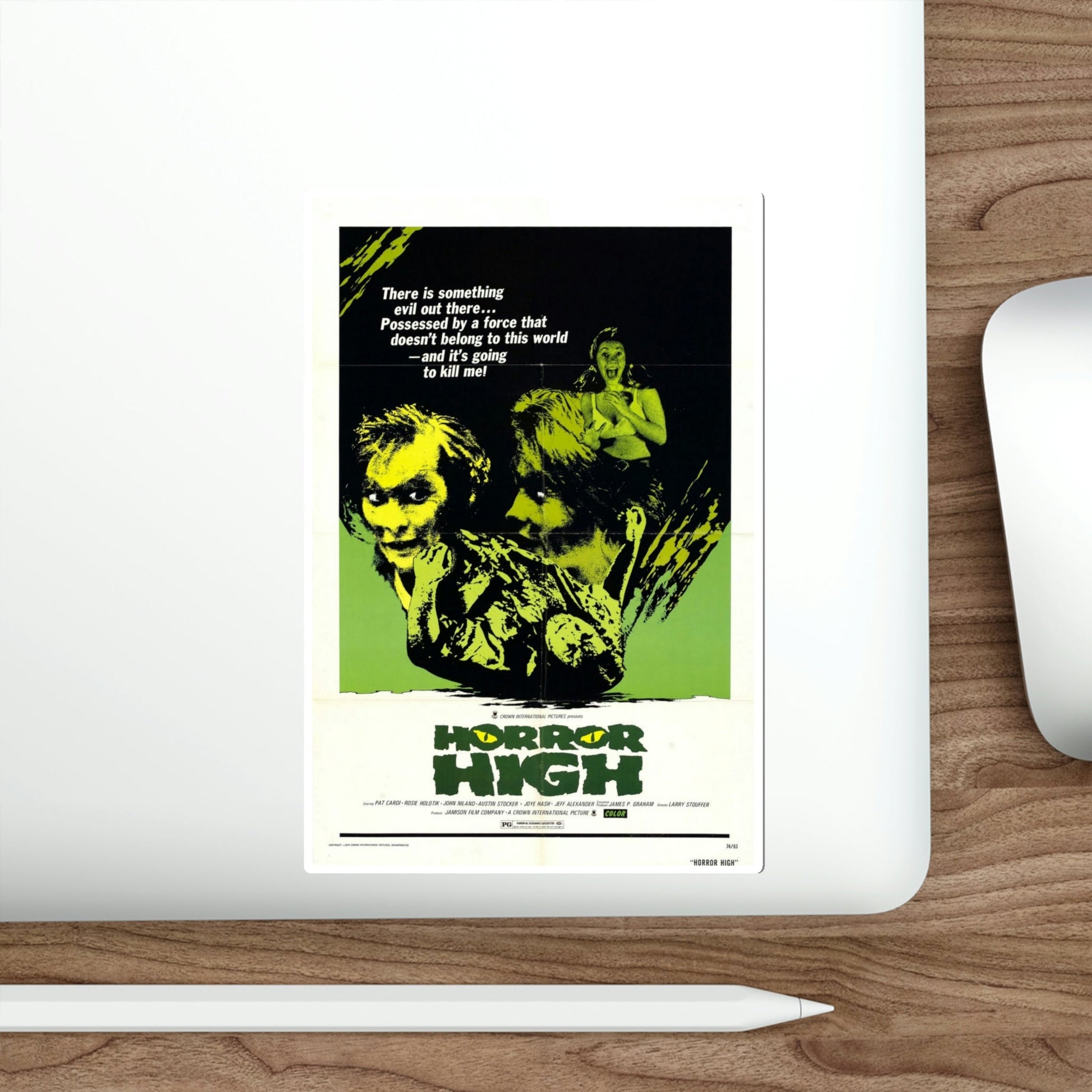 Horror High 1974 Movie Poster STICKER Vinyl Die-Cut Decal-The Sticker Space