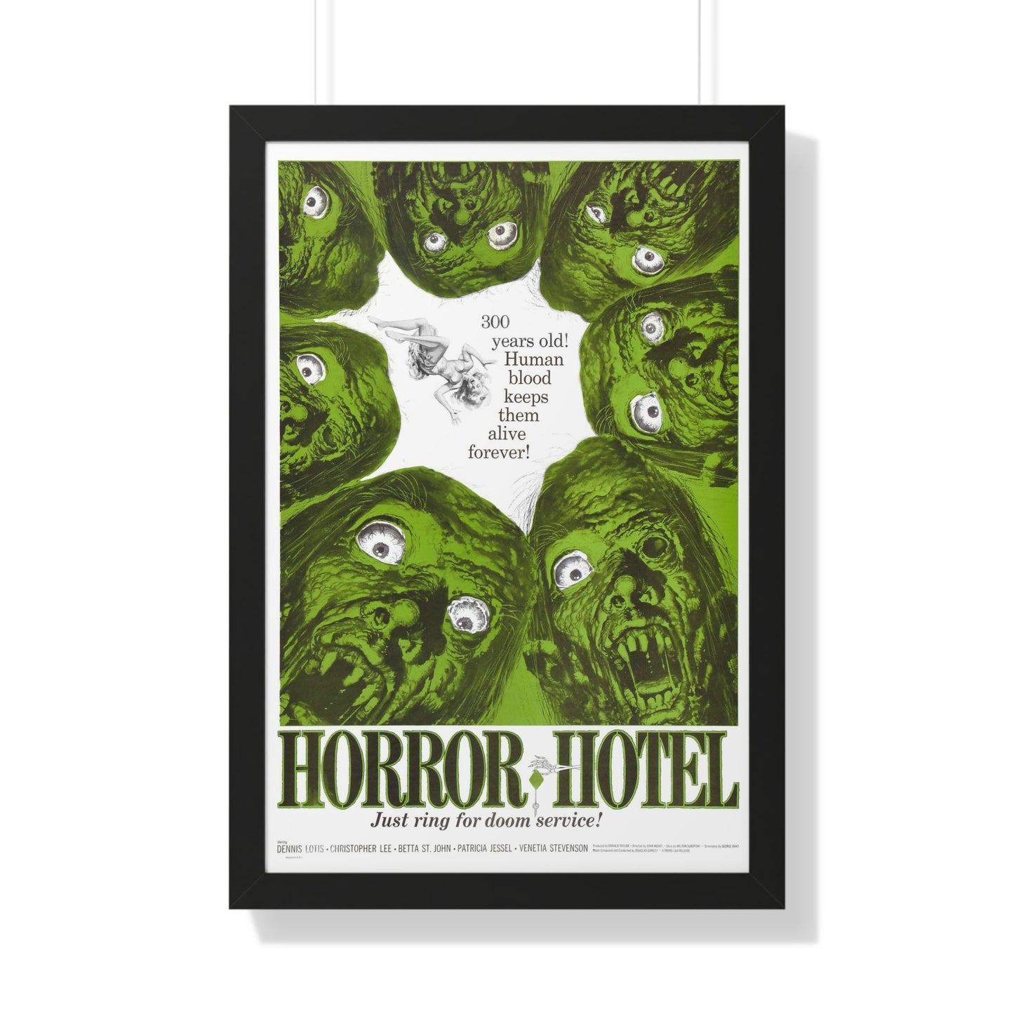 HORROR HOTEL 1960 - Framed Movie Poster-20" x 30"-The Sticker Space