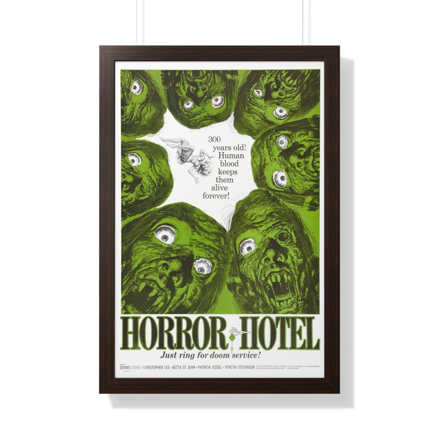 HORROR HOTEL 1960 - Framed Movie Poster-20" x 30"-The Sticker Space