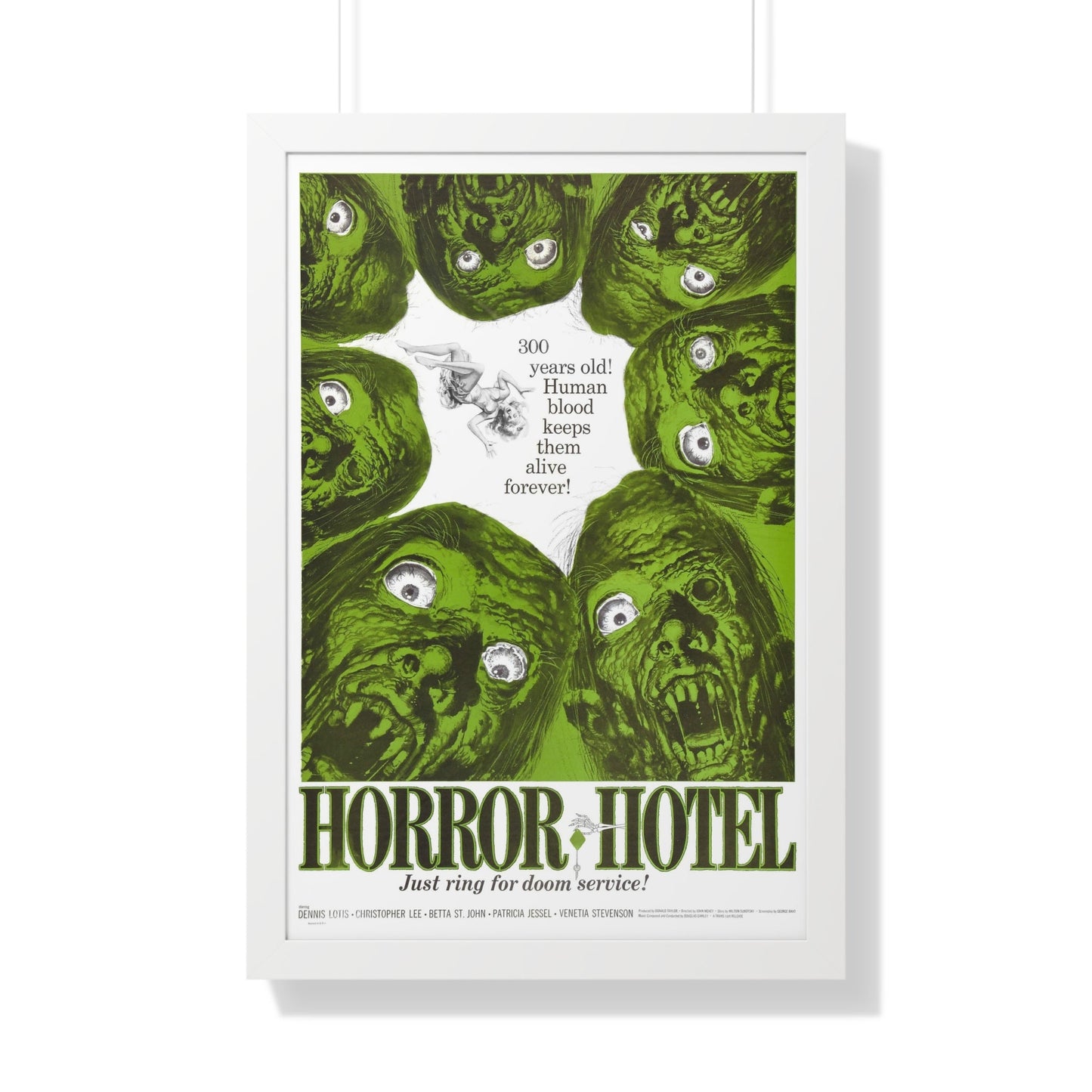 HORROR HOTEL 1960 - Framed Movie Poster-20" x 30"-The Sticker Space