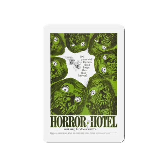 HORROR HOTEL 1960 Movie Poster - Die-Cut Magnet-6 × 6"-The Sticker Space