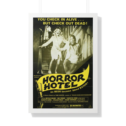 HORROR HOTEL (EATEN ALIVE) 1960 - Framed Movie Poster-20" x 30"-The Sticker Space