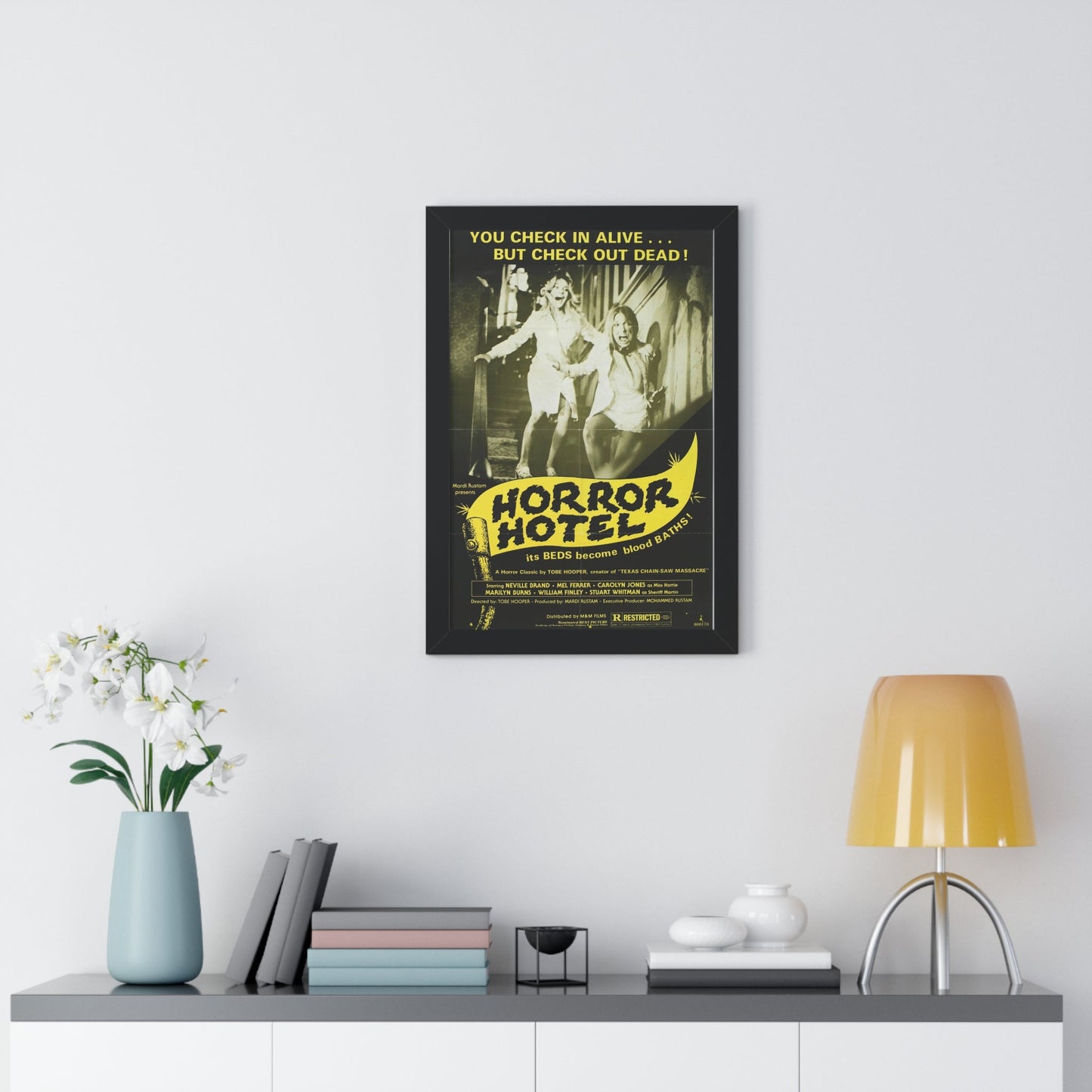 HORROR HOTEL (EATEN ALIVE) 1960 - Framed Movie Poster-The Sticker Space