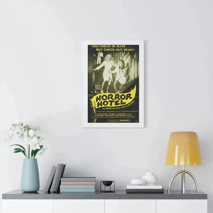 HORROR HOTEL (EATEN ALIVE) 1960 - Framed Movie Poster - The Sticker Space